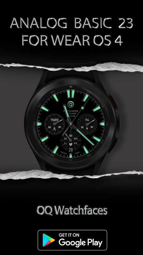 Analog Basic 23 WEAR OS 4+ screenshot