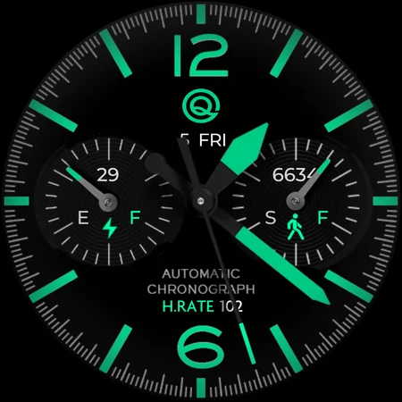 Analog Classic 12 Wear OS 4+ screenshot