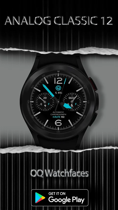Analog Classic 12 Wear OS 4+ screenshot
