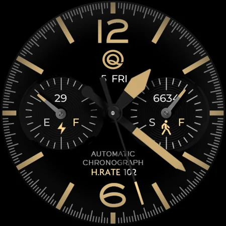 Analog Classic 12 Wear OS 4+ screenshot