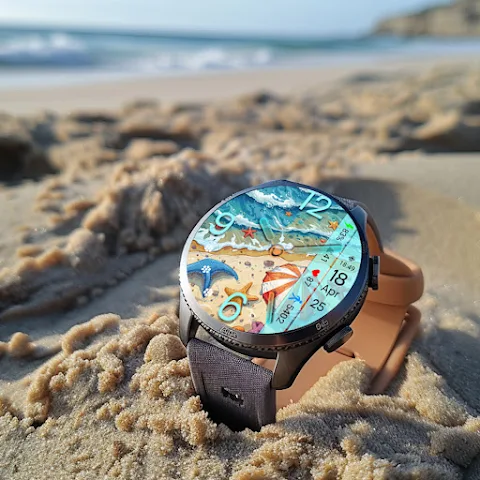 ART032 Summer Vibes Watch Face screenshot