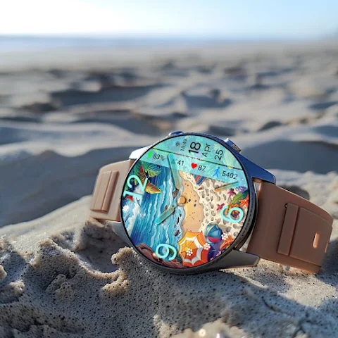 ART032 Summer Vibes Watch Face screenshot