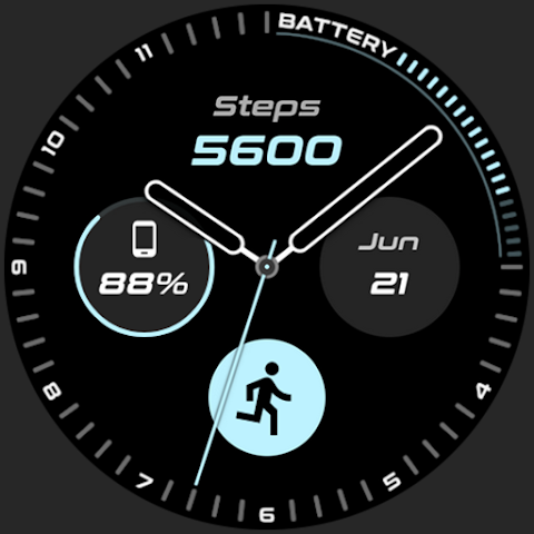 Active Analog Watch Face screenshot