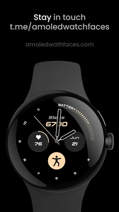 Active Analog Watch Face screenshot
