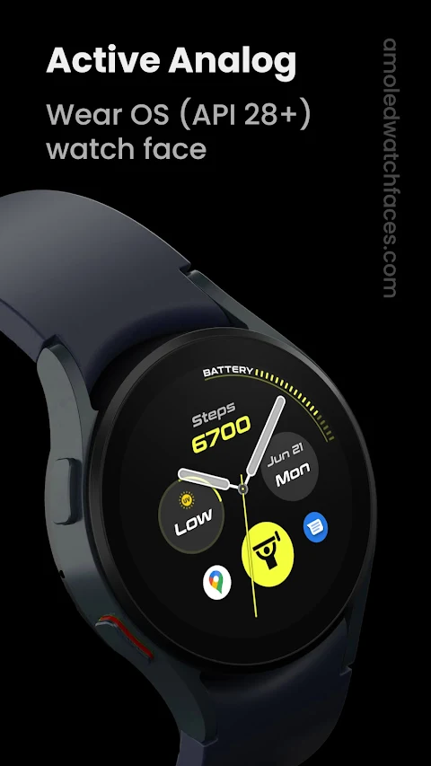 Active Analog Watch Face screenshot