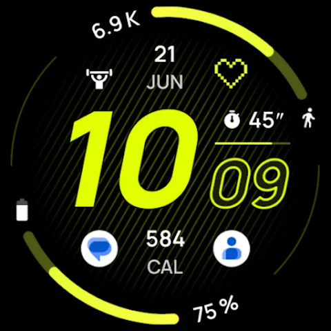 Pace 2: Watch face screenshot