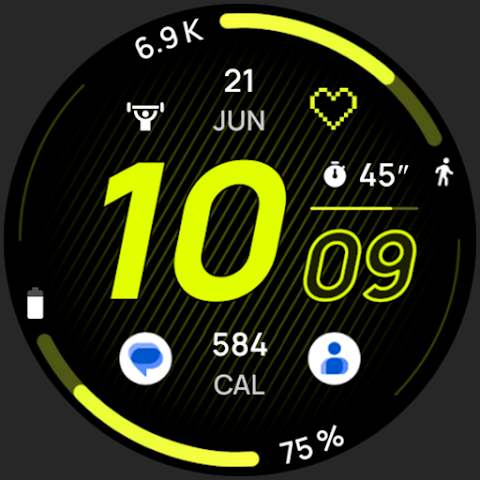 Pace 2: Watch face screenshot