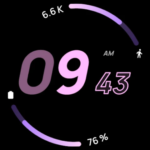 Pace 2: Watch face screenshot