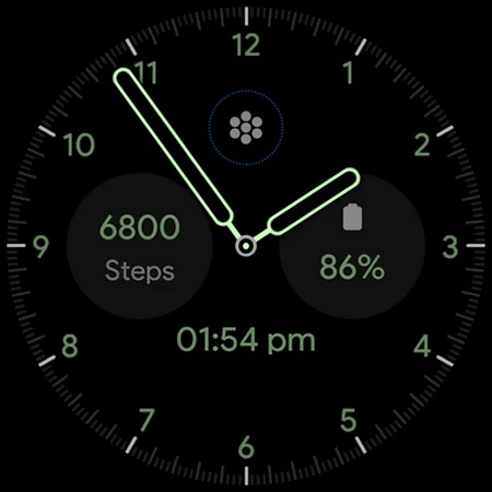 Pear Analog Watch Face screenshot