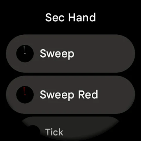 Pear Analog Watch Face screenshot