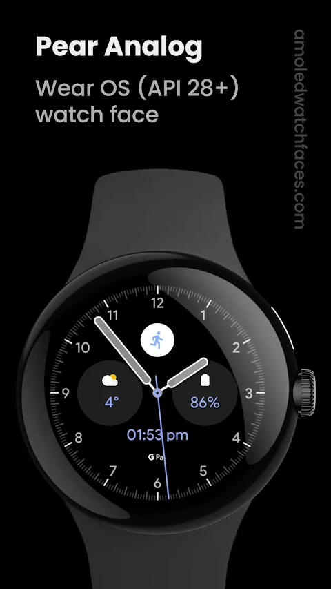 Pear Analog Watch Face screenshot