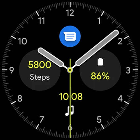 Pear Analog Watch Face screenshot