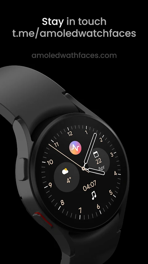 Pear Analog Watch Face screenshot