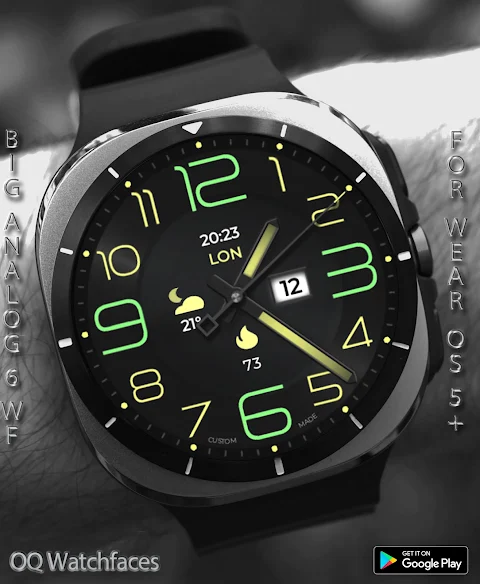 Big Analog Classic 6 WearOS 5+ screenshot