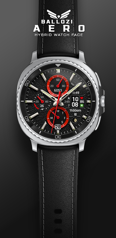 Ballozi AERO Hybrid Watch Face screenshot