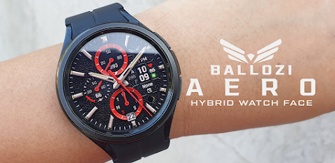 Ballozi AERO Hybrid Watch Face screenshot
