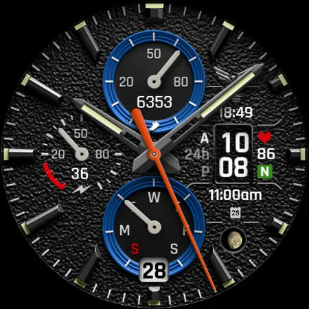 Ballozi AERO Hybrid Watch Face screenshot