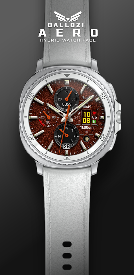 Ballozi AERO Hybrid Watch Face screenshot