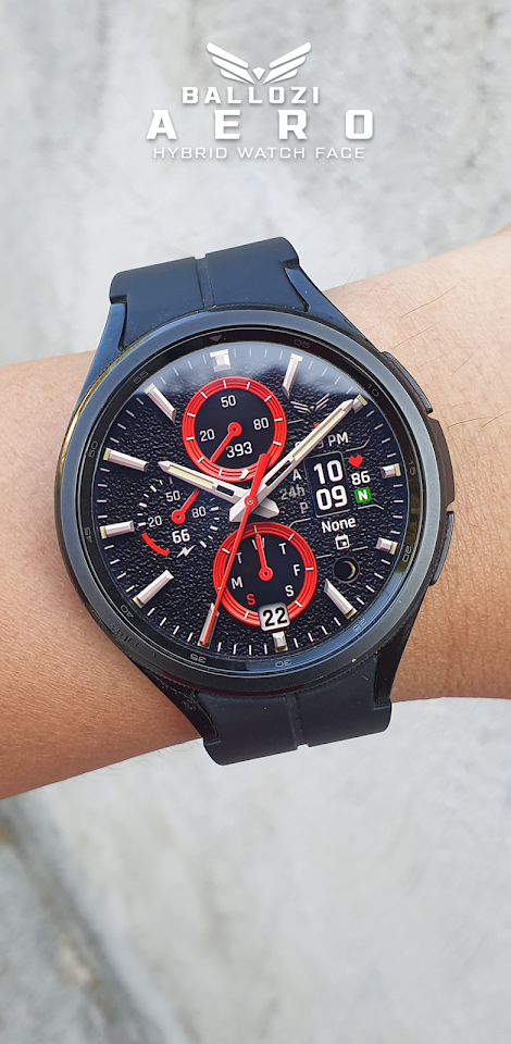 Ballozi AERO Hybrid Watch Face screenshot
