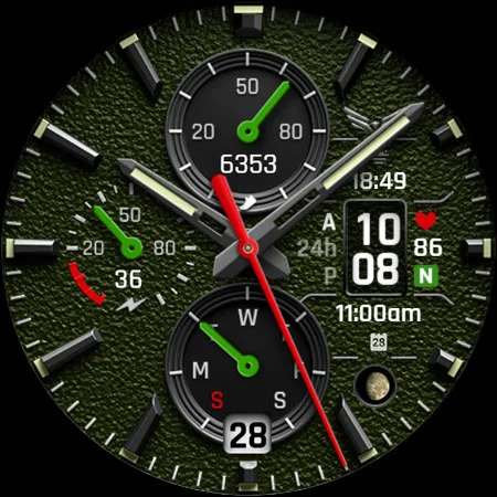 Ballozi AERO Hybrid Watch Face screenshot