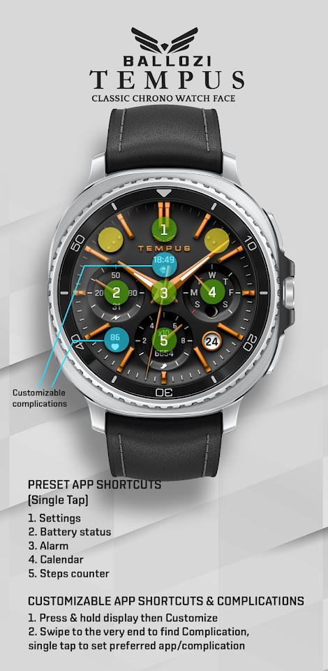 Ballozi TEMPUS Classic Chrono screenshot