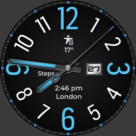 Big Analog 3 WF Wear OS 5+ screenshot