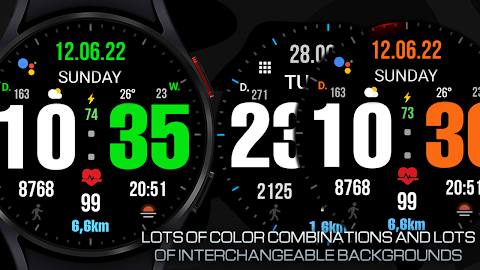 Big dgt mod 5M Watch face screenshot