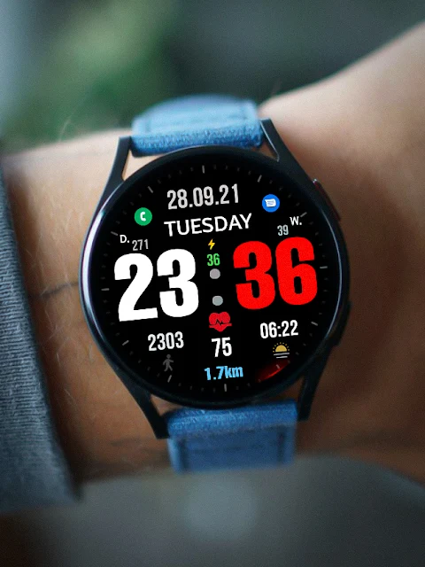 Big dgt mod 5M Watch face screenshot