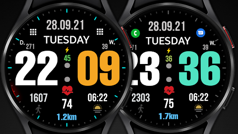 Big dgt mod 5M Watch face screenshot