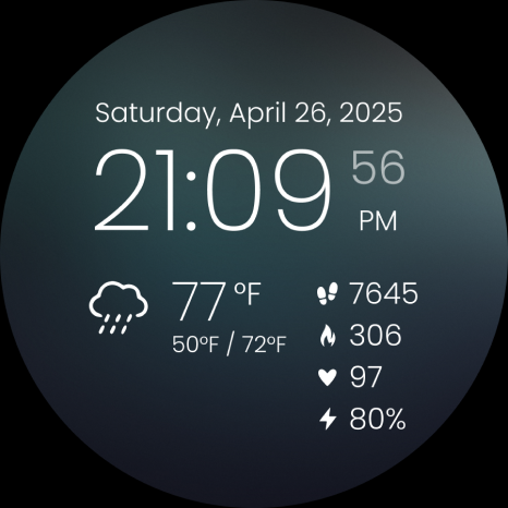 CELEST5572 Data Hub Watch screenshot