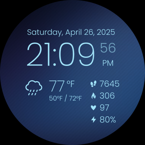 CELEST5572 Data Hub Watch screenshot