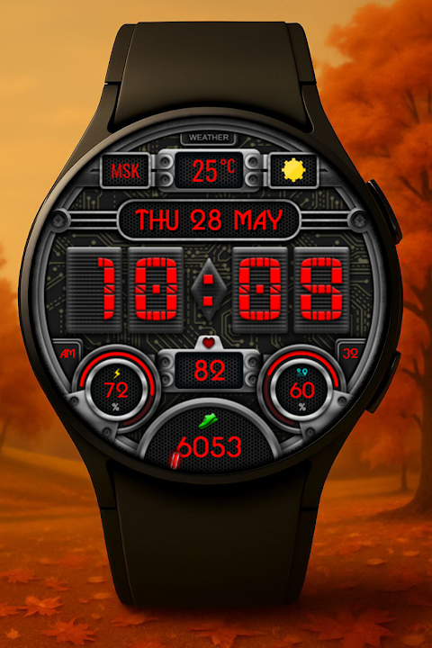 Civinic Digital Watch Face screenshot
