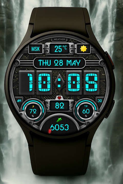 Civinic Digital Watch Face screenshot