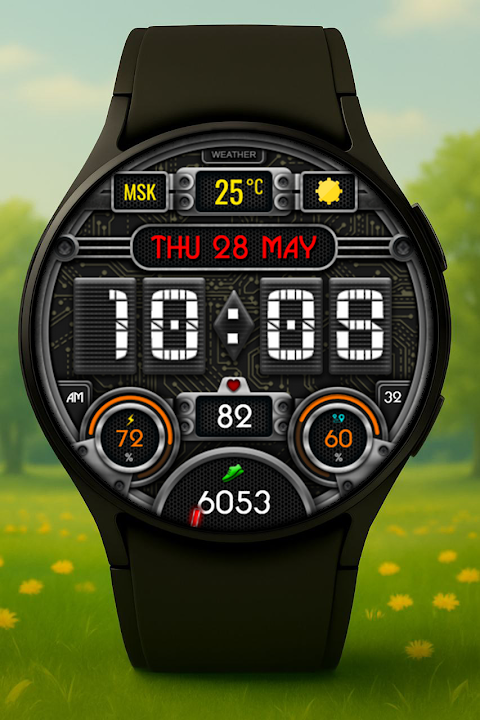 Civinic Digital Watch Face screenshot