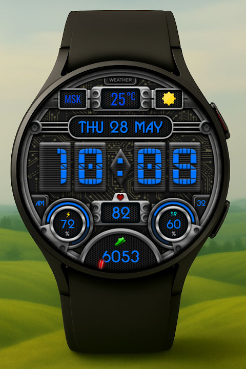 Civinic Digital Watch Face screenshot