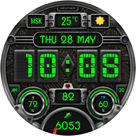 Civinic Digital Watch Face screenshot
