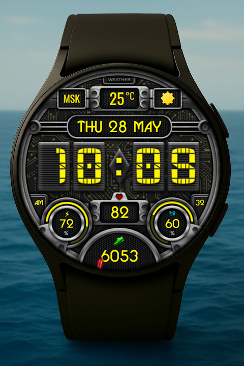 Civinic Digital Watch Face screenshot