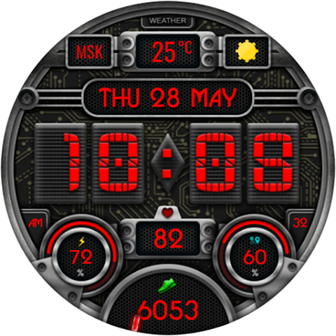 Civinic Digital Watch Face screenshot