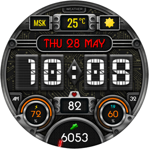 Civinic Digital Watch Face screenshot