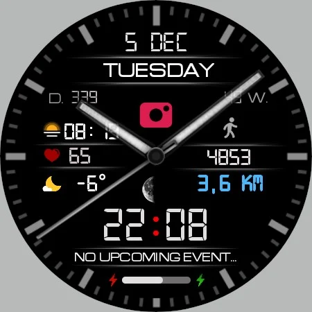 Classic LCD V3 watch face screenshot