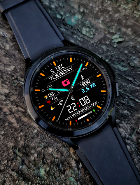 Classic LCD V3 watch face screenshot
