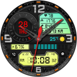 Cyber Hybrid Watch Face