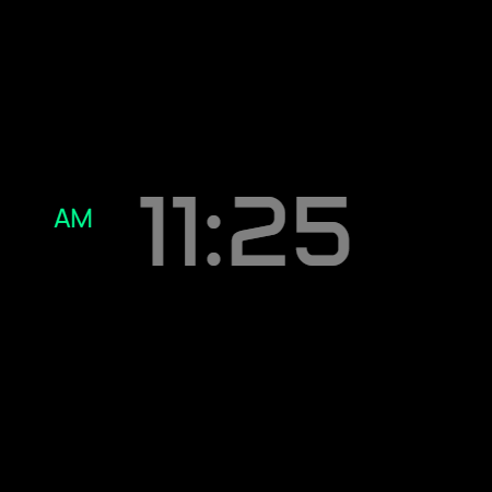 Digital Watch face D33 screenshot