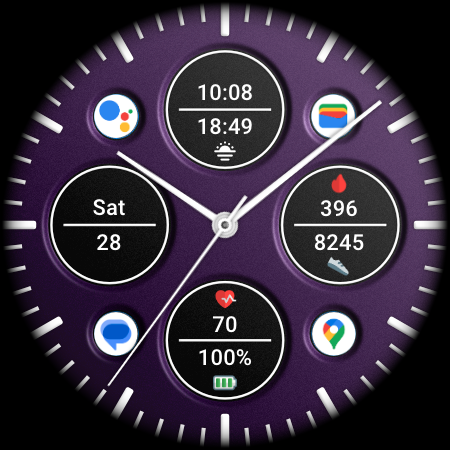 DADAM127: Analog Watch Face screenshot