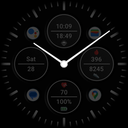 DADAM127: Analog Watch Face screenshot