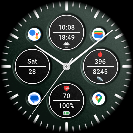 DADAM127: Analog Watch Face screenshot