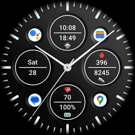 DADAM127: Analog Watch Face screenshot