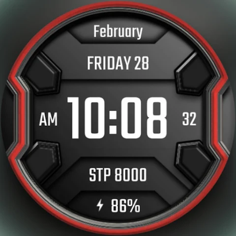 DADAM25: Modern Watch Face screenshot