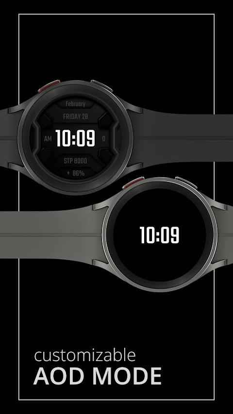 DADAM25: Modern Watch Face screenshot