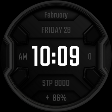 DADAM25: Modern Watch Face screenshot